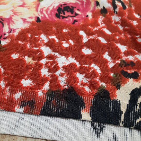 Floral/leopard/sequin stretch sweater - BCBG Max Azria brand - Picture 8 of 12